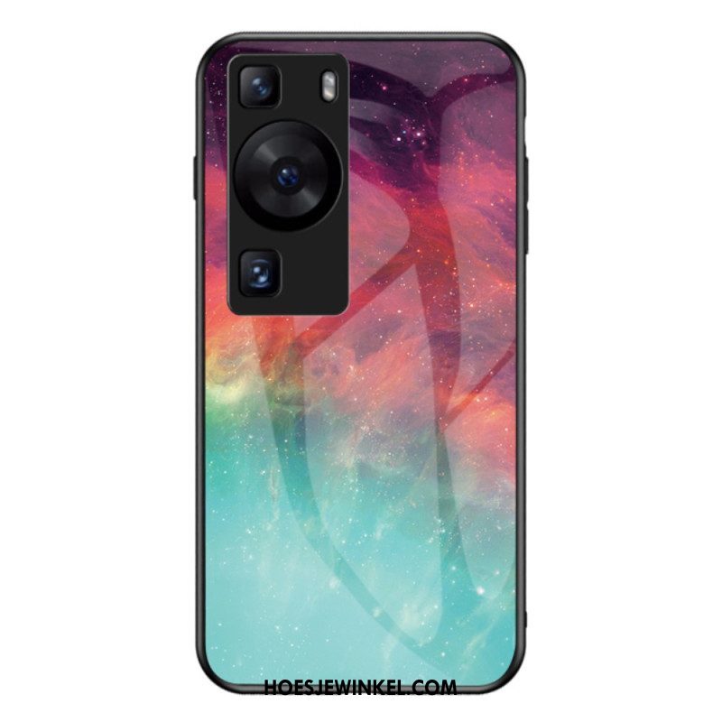 Hoesje voor Huawei P60 Pro Hemelgehard Glas