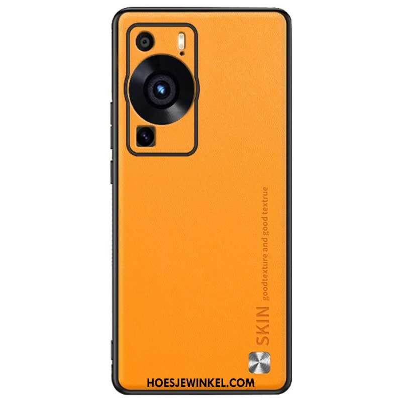 Hoesje voor Huawei P60 Pro Kunstleer Huid