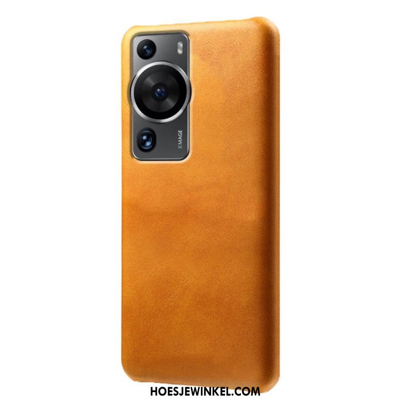 Hoesje voor Huawei P60 Pro Ledereffect