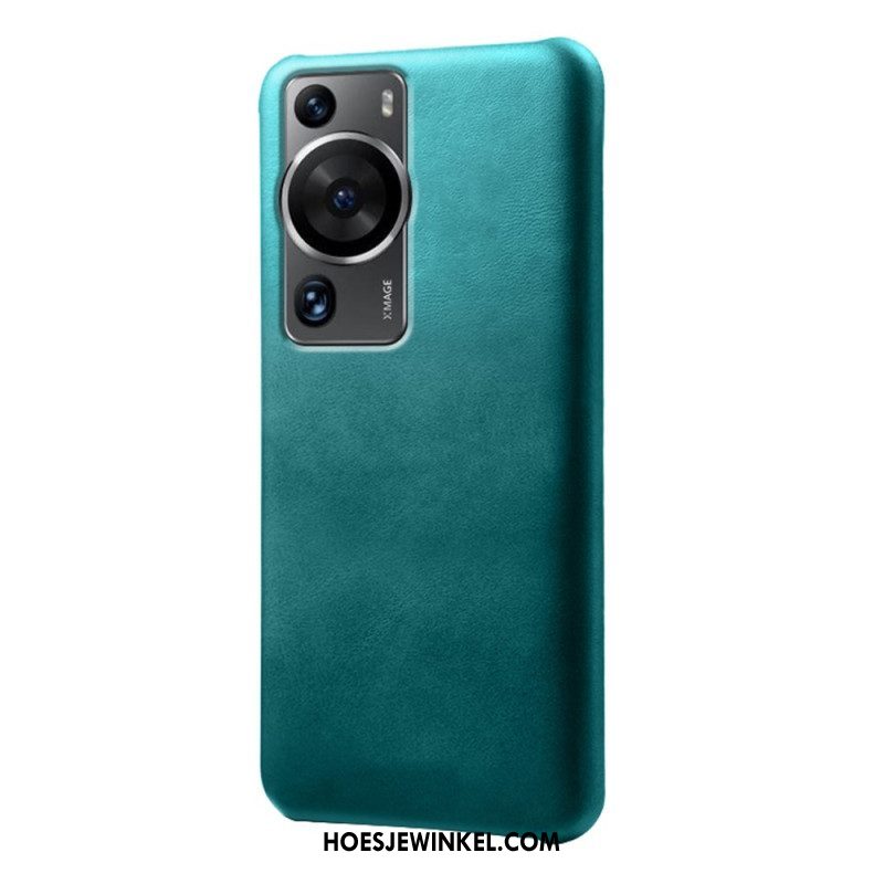 Hoesje voor Huawei P60 Pro Ledereffect