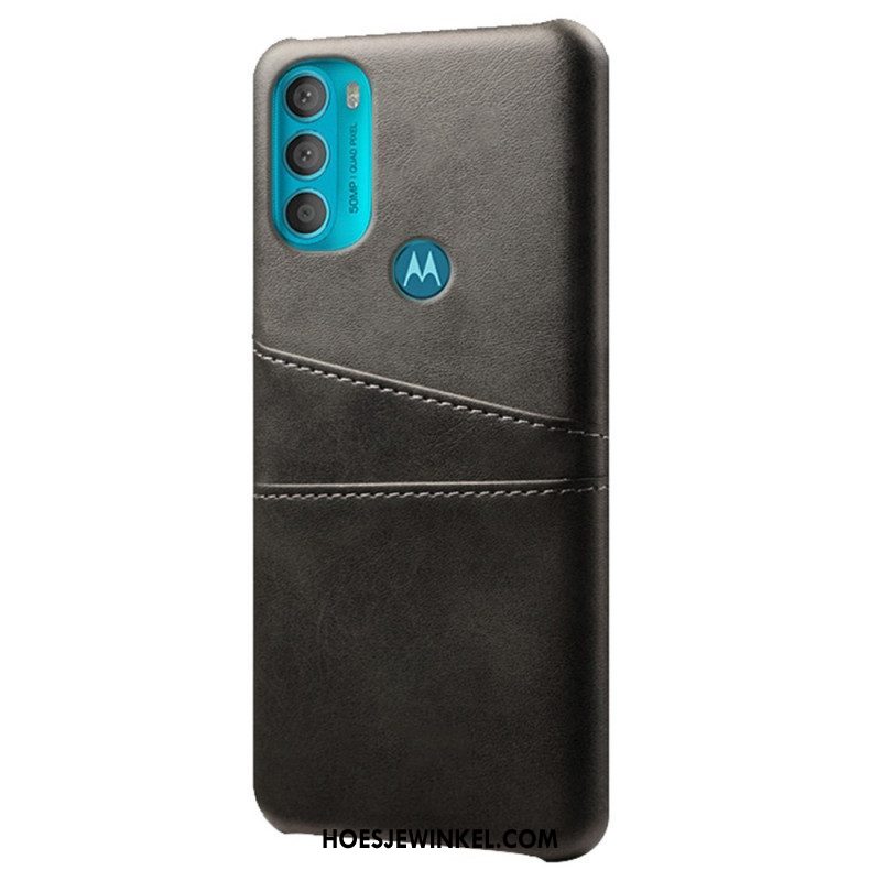 Hoesje voor Moto G71 5G Ksq-kaarthouder