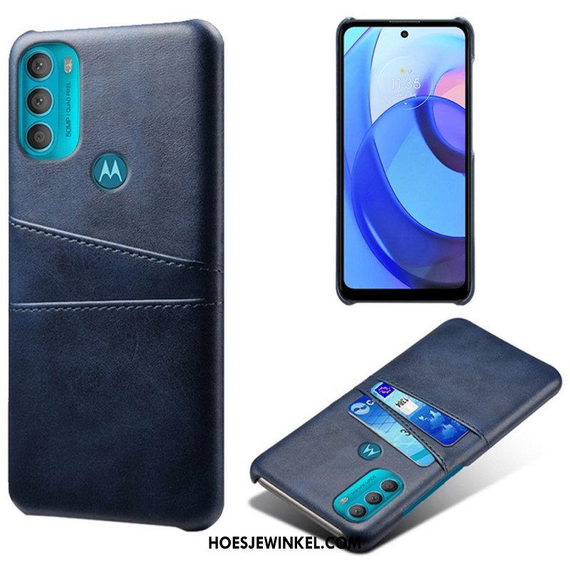 Hoesje voor Moto G71 5G Ksq-kaarthouder