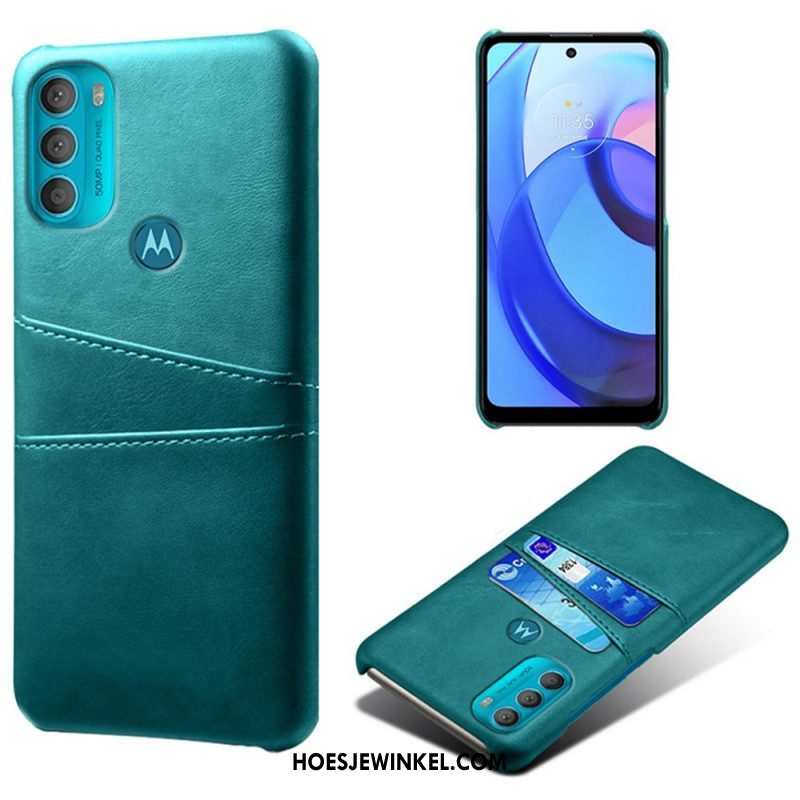 Hoesje voor Moto G71 5G Ksq-kaarthouder