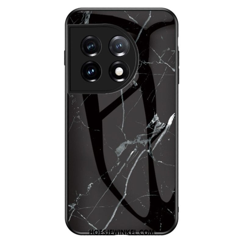 Hoesje voor OnePlus 11 5G Marmer Gehard Glas