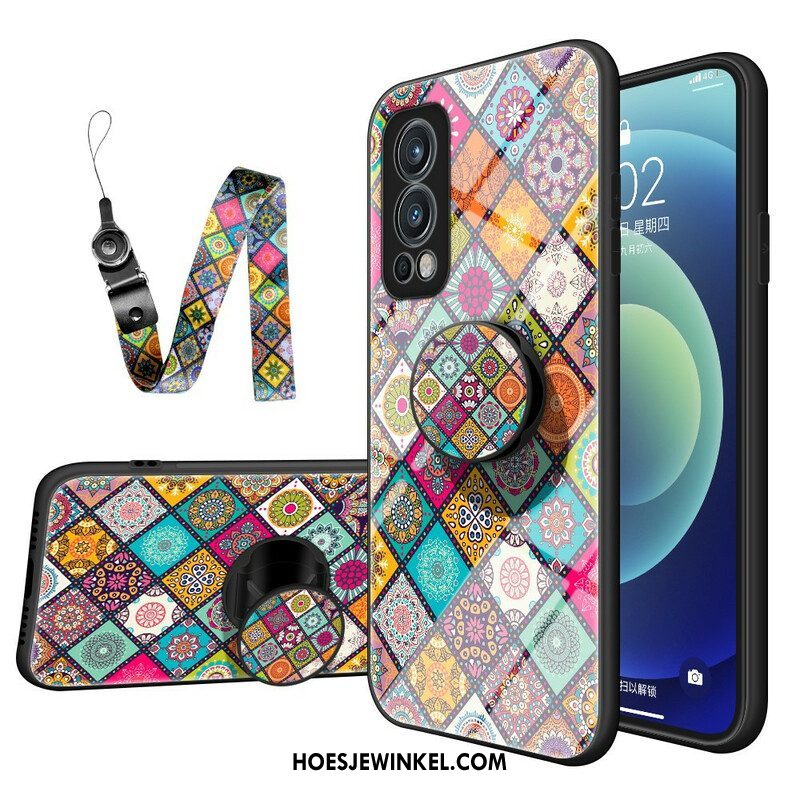 Hoesje voor OnePlus Nord 2 5G Lapwerk Magnetische Houder