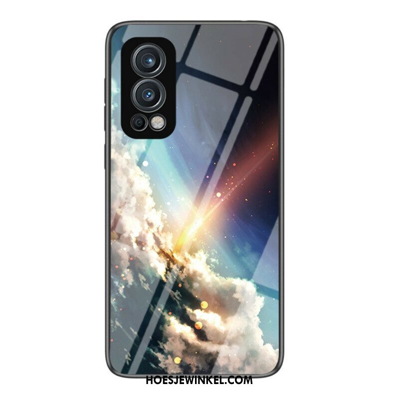 Hoesje voor OnePlus Nord 2 5G Schoonheid Gehard Glas