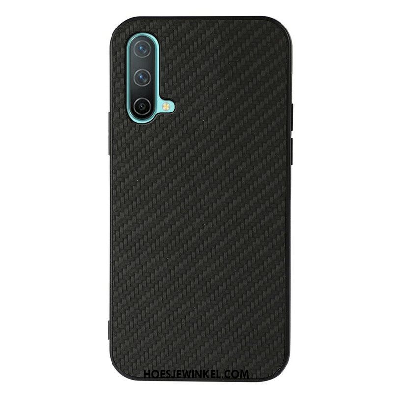 Hoesje voor OnePlus Nord CE 5G Koolstofvezel Kleur