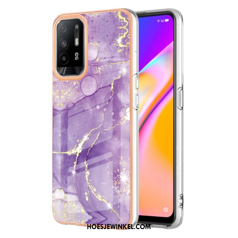 Hoesje voor Oppo A94 5G Marmer