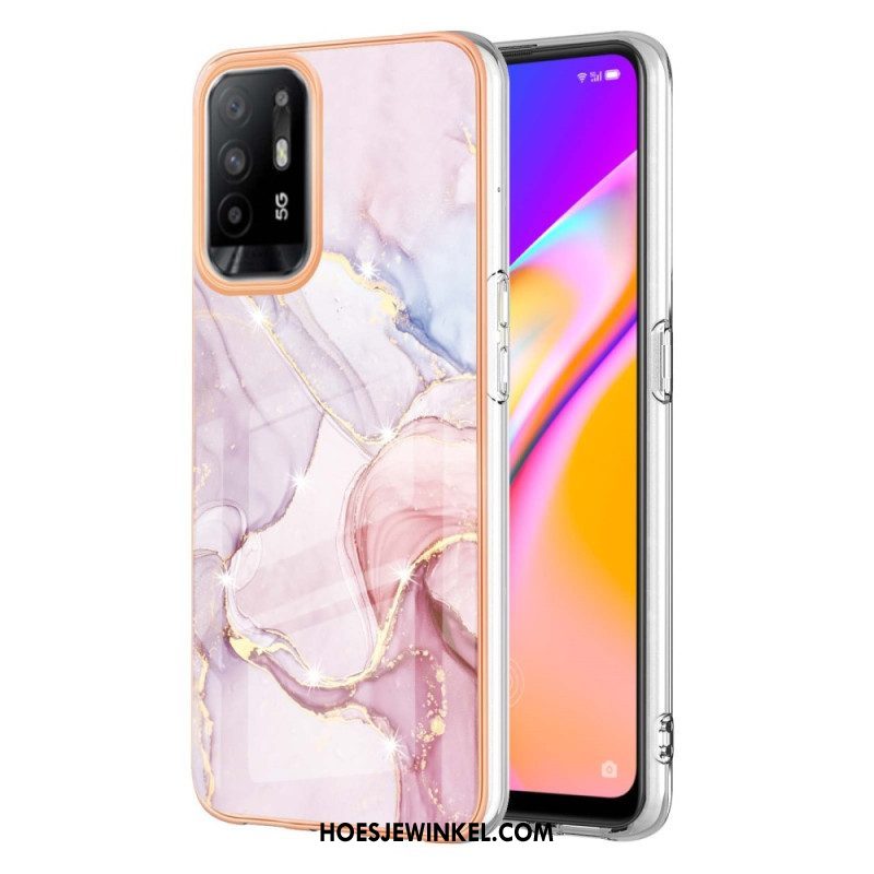 Hoesje voor Oppo A94 5G Marmer