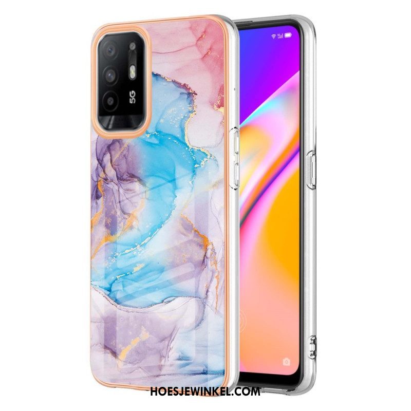 Hoesje voor Oppo A94 5G Pastel Marmer