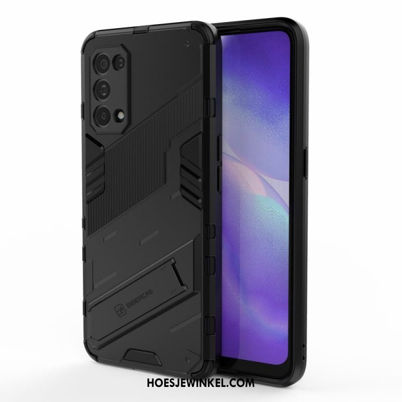 Hoesje voor Oppo Find X3 Lite Handsfree Afneembare Standaard Met Twee Standen