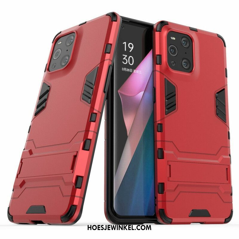 Hoesje voor Oppo Find X3 Pro Resistente Tong