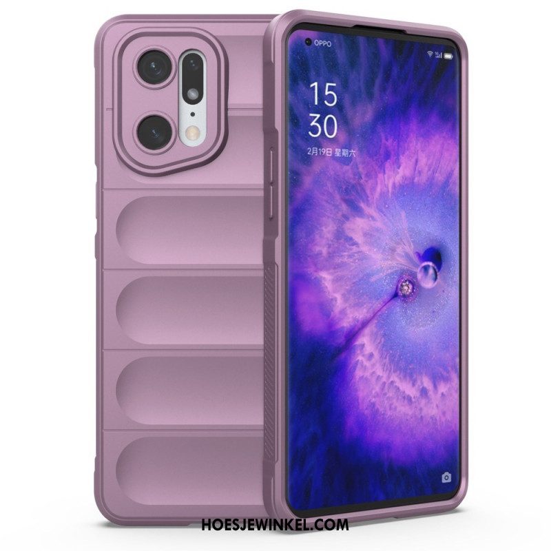 Hoesje voor Oppo Find X5 Pro Antislip