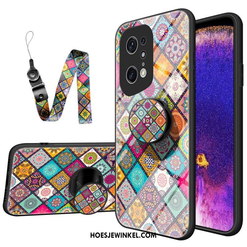 Hoesje voor Oppo Find X5 Pro Lapwerk Magnetische Houder