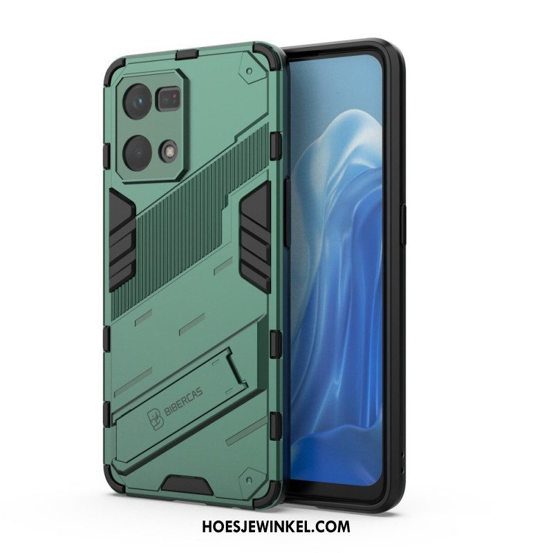 Hoesje voor Oppo Reno 7 Handsfree Afneembare Standaard Met Twee Standen