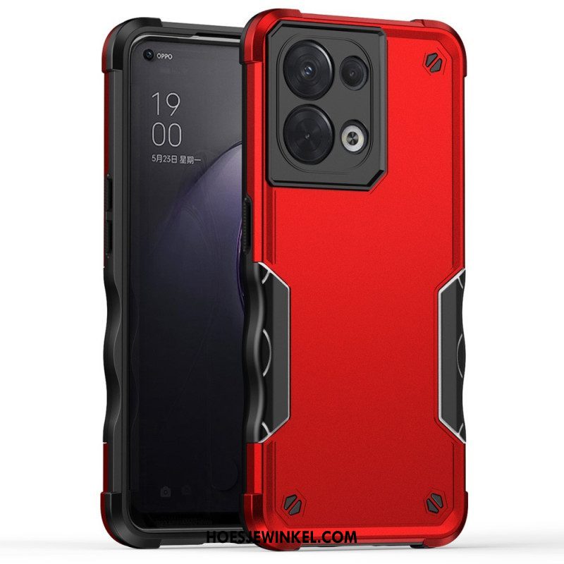 Hoesje voor Oppo Reno 8 Antislip Hybride