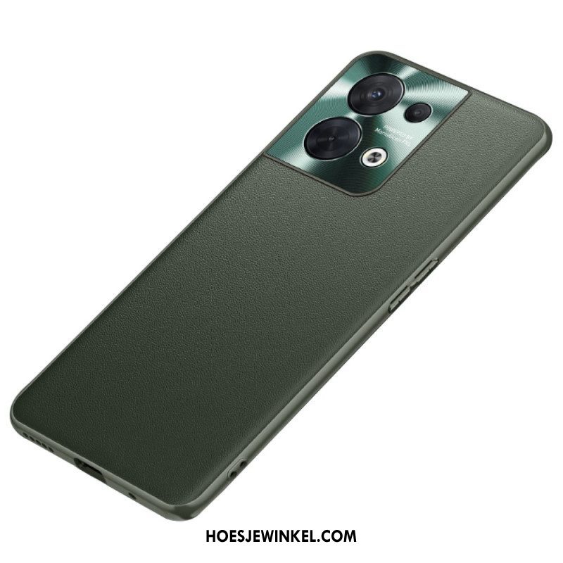 Hoesje voor Oppo Reno 8 Premium Kunstleer