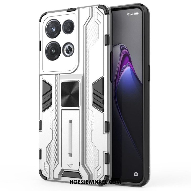 Hoesje voor Oppo Reno 8 Pro Verticale En Horizontale Verwijderbare Steun