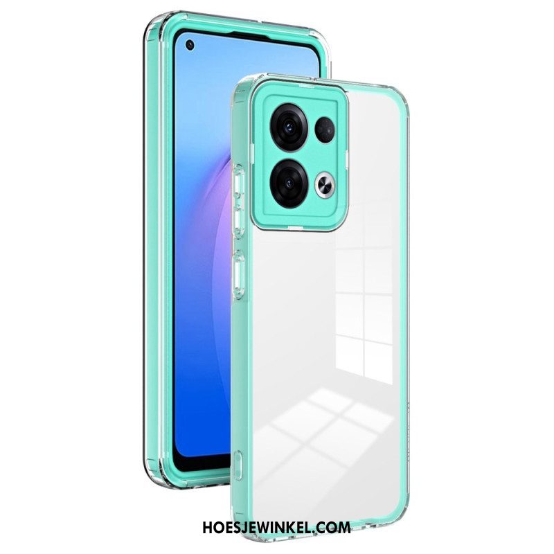 Hoesje voor Oppo Reno 8 Transparante Hybride