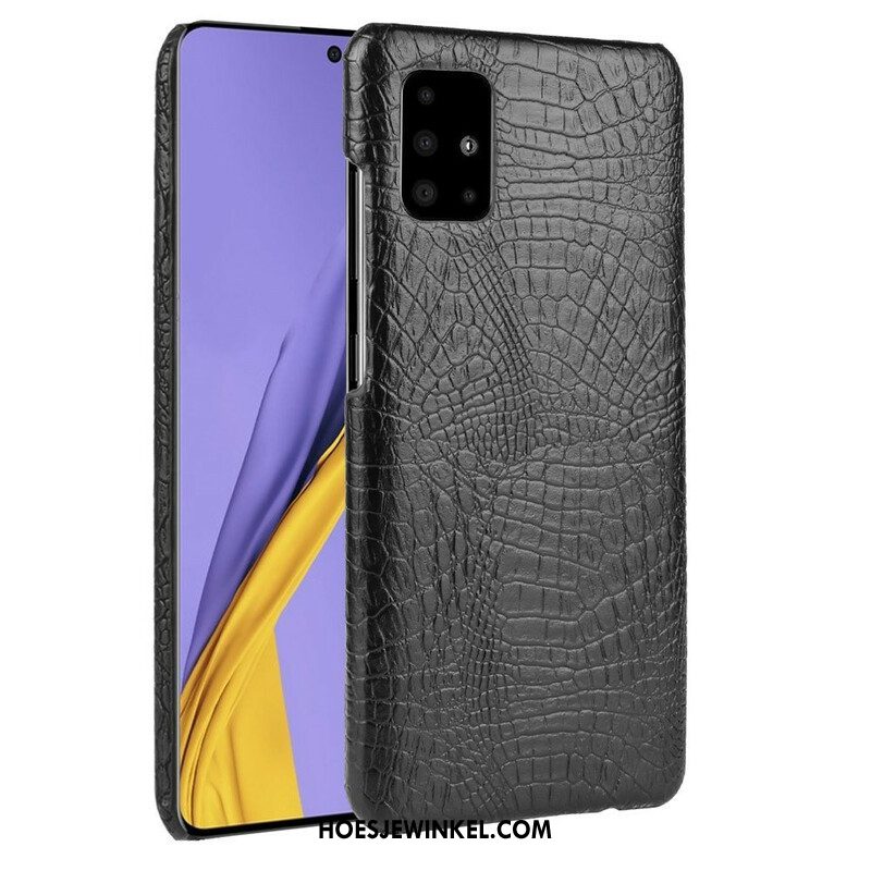 Hoesje voor Samsung Galaxy A51 5G Krokodillenhuid-effect