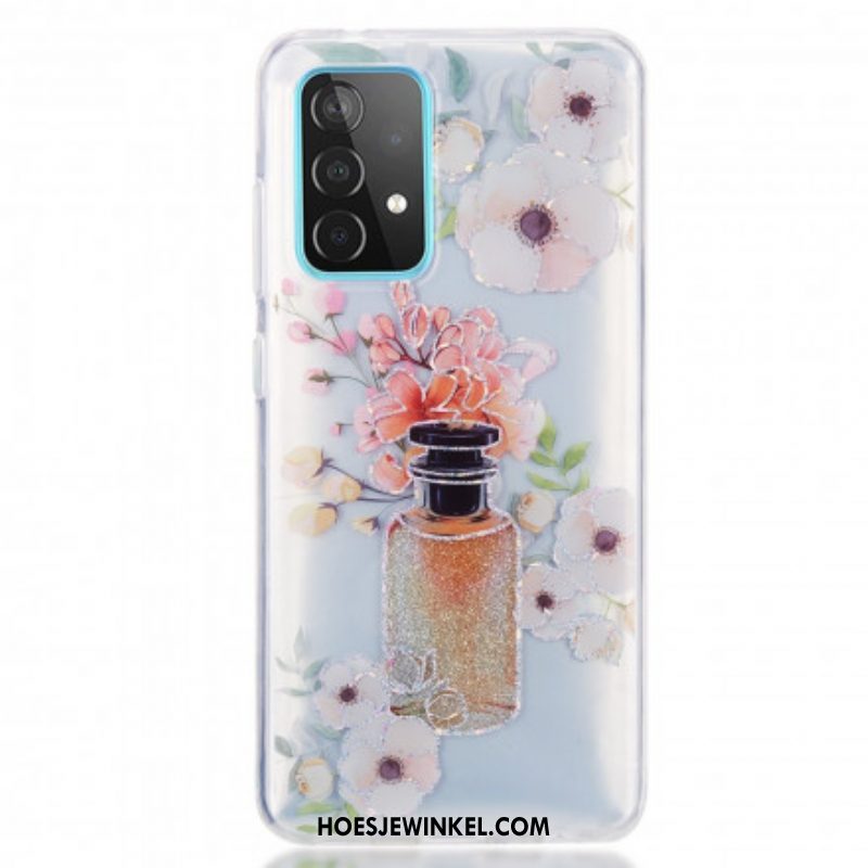 Hoesje voor Samsung Galaxy A52 4G / A52 5G / A52s 5G Parfum Flesje