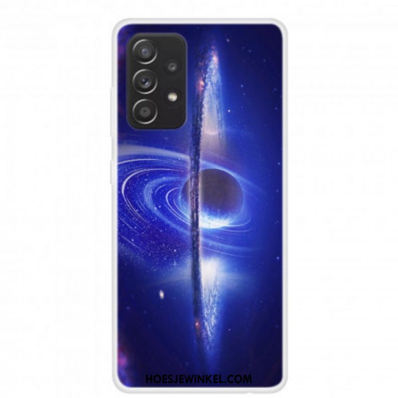Hoesje voor Samsung Galaxy A52 4G / A52 5G / A52s 5G Siliconen Planeten