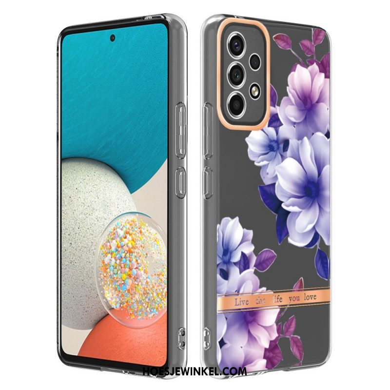 Hoesje voor Samsung Galaxy A53 5G Naadloze Bloemen