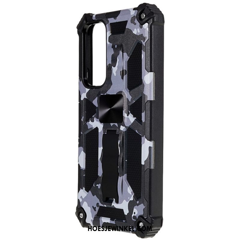 Hoesje voor Samsung Galaxy A54 5G Camouflage Verwijderbare Ondersteuning