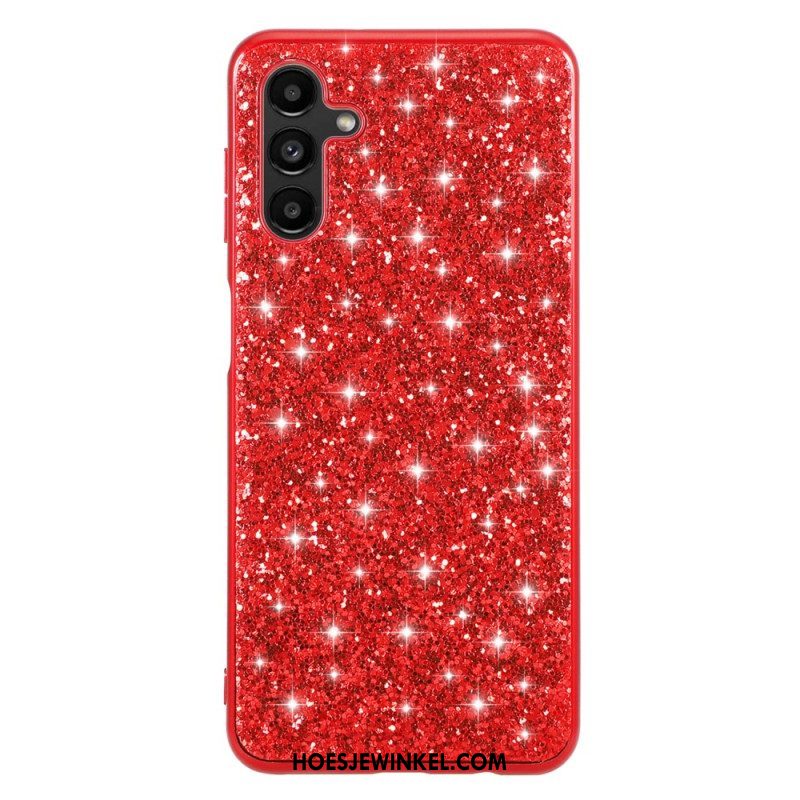 Hoesje voor Samsung Galaxy A54 5G Elegante Pailletten