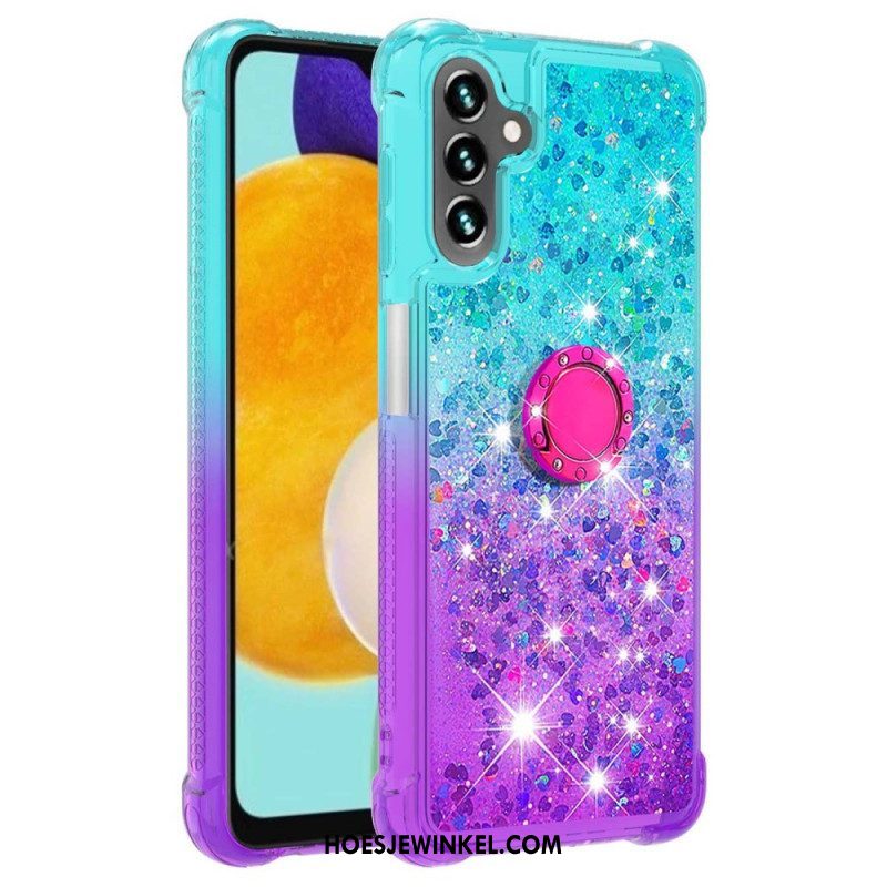 Hoesje voor Samsung Galaxy A54 5G Glitter Ringbeugel