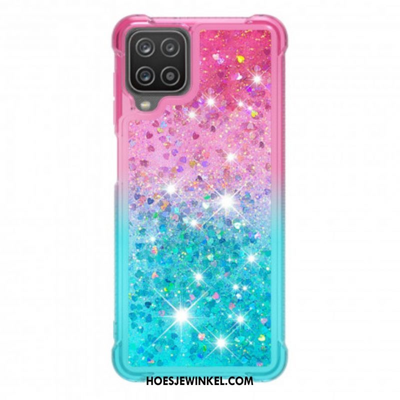 Hoesje voor Samsung Galaxy M12 / A12 Pailletten Kleuren