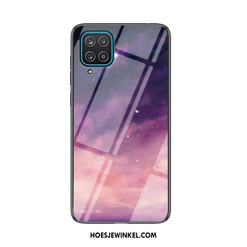 Hoesje voor Samsung Galaxy M12 / A12 Schoonheid Gehard Glas