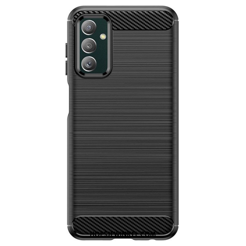 Hoesje voor Samsung Galaxy M13 Geborstelde Koolstofvezel