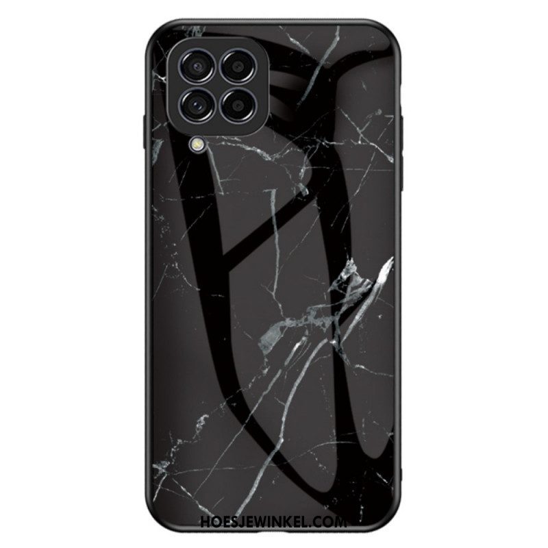 Hoesje voor Samsung Galaxy M33 5G Marmer Gehard Glas