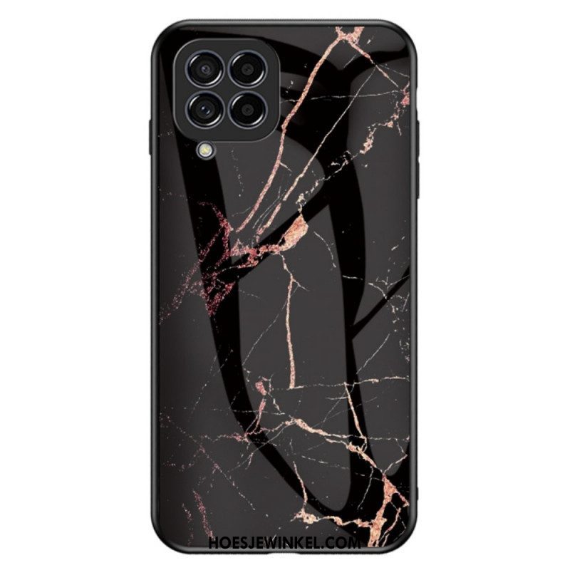 Hoesje voor Samsung Galaxy M33 5G Marmer Gehard Glas