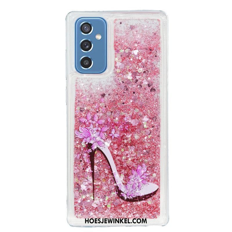 Hoesje voor Samsung Galaxy M52 5G Sprankelende Glitters