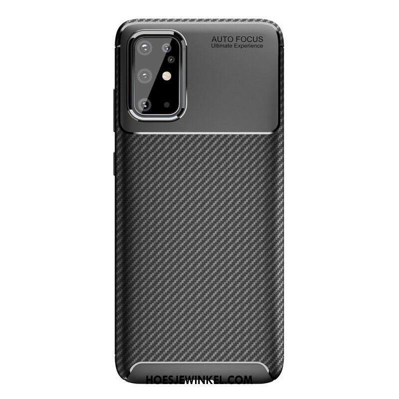 Hoesje voor Samsung Galaxy S20 Plus / S20 Plus 5G Flexibele Koolstofvezeltextuur