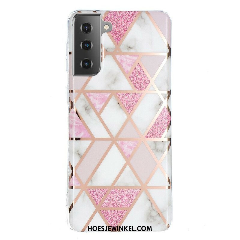 Hoesje voor Samsung Galaxy S21 5G Ultradesign Marmer