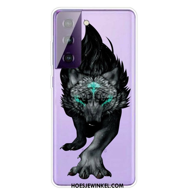 Hoesje voor Samsung Galaxy S21 FE Koninklijke Wolf