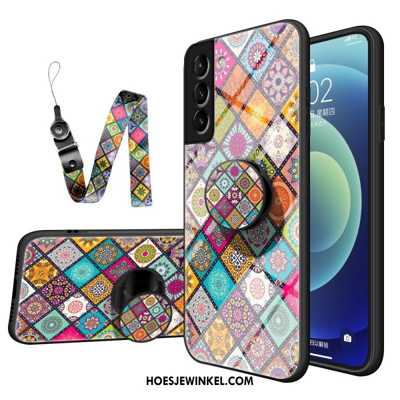 Hoesje voor Samsung Galaxy S22 5G Lapwerk Magnetische Houder