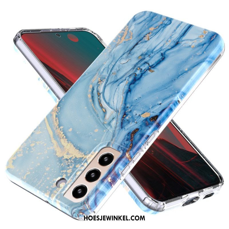 Hoesje voor Samsung Galaxy S22 5G Siliconen Flexibel Marmer