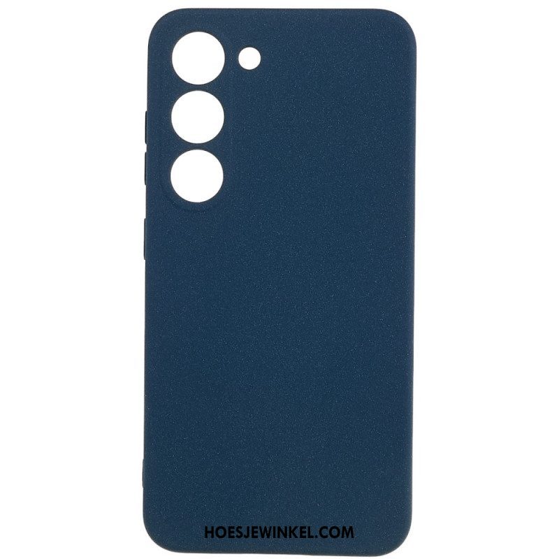 Hoesje voor Samsung Galaxy S23 5G Flexibele Siliconen Mat