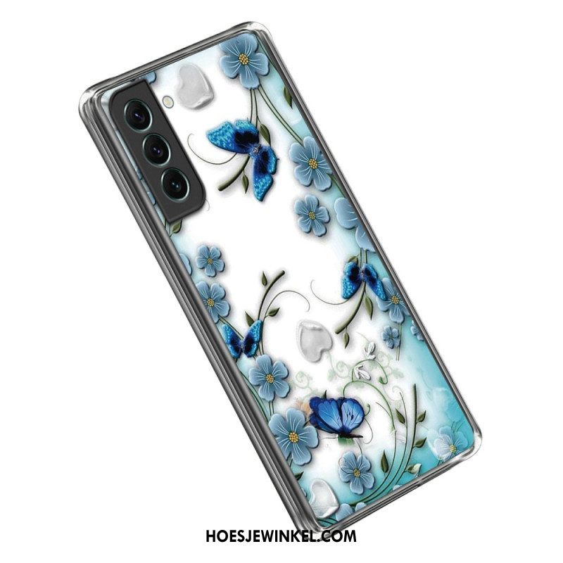 Hoesje voor Samsung Galaxy S23 Plus 5G Naadloze Bloemen