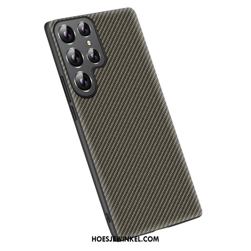 Hoesje voor Samsung Galaxy S23 Ultra 5G Koolstofvezel