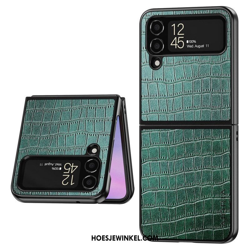 Hoesje voor Samsung Galaxy Z Flip 4 Folio-hoesje Aioria Krokodil