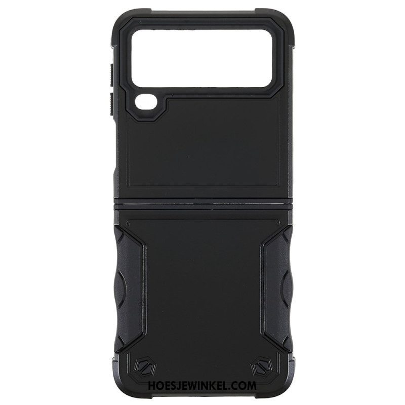 Hoesje voor Samsung Galaxy Z Flip 4 Folio-hoesje Knop Hybride