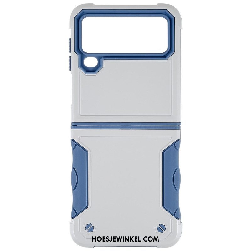 Hoesje voor Samsung Galaxy Z Flip 4 Folio-hoesje Knop Hybride