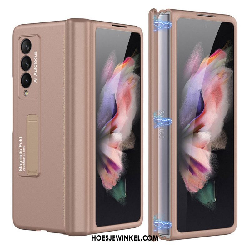 Hoesje voor Samsung Galaxy Z Fold 3 5G Stijve Kunststof Steun Gkk