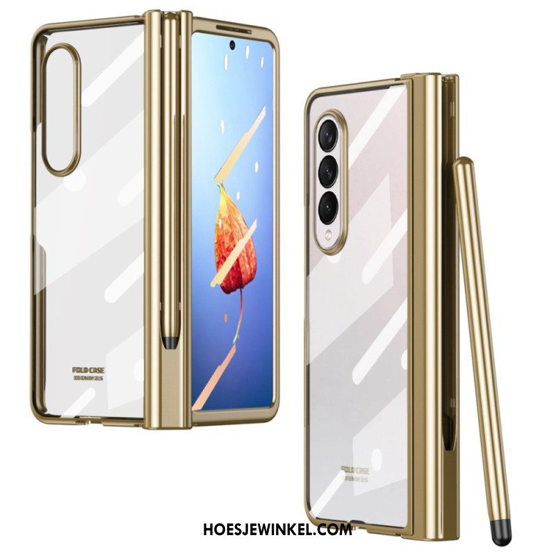 Hoesje voor Samsung Galaxy Z Fold 4 Frosted Shell Met Stylus