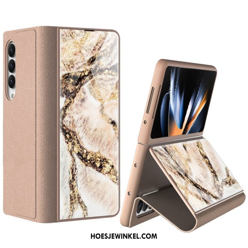 Hoesje voor Samsung Galaxy Z Fold 4 Gkk Marmeren Golven